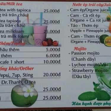Thực đơn- Yorn Coffee