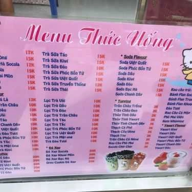 Thực đơn- Cafe Yumi Milk Tea