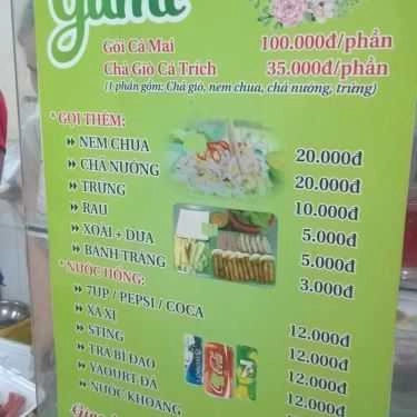 Thực đơn- Ăn vặt Yumi - Chả Giò Cá Trích