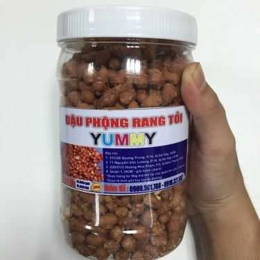 Món ăn- Yummy - Đậu Phộng Rang Tỏi - Shop Online - Quang Trung