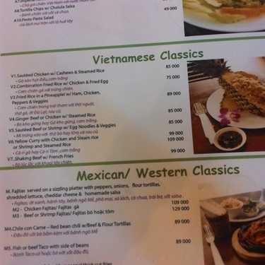 Thực đơn- Zoom Cafe