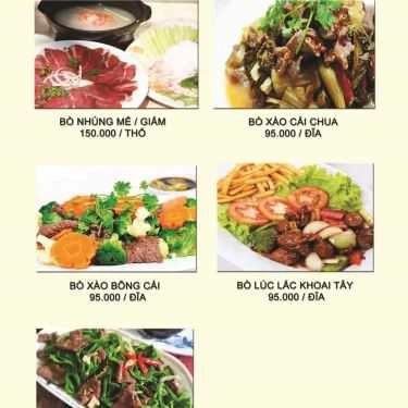 Thực đơn- Quán Nhậu Zozo - Đặc Sản Heo Tộc, Chim Trời & Gà Ri