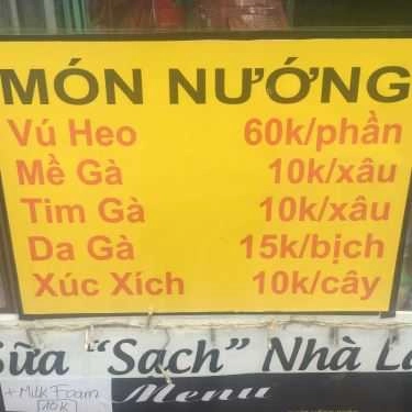 Thực đơn- Cafe Zu Ni - Trà Sữa & Ăn Vặt
