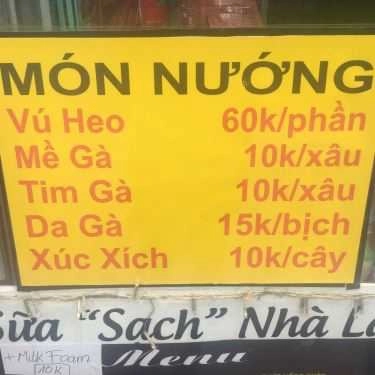Thực đơn- Cafe Zu Ni - Trà Sữa & Ăn Vặt