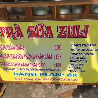 Thực đơn- Zuli Coffee
