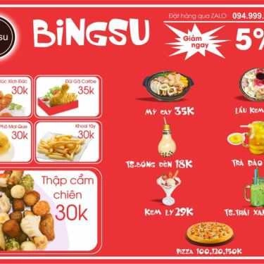 Thực đơn- Quán Ăn Bingsu 78