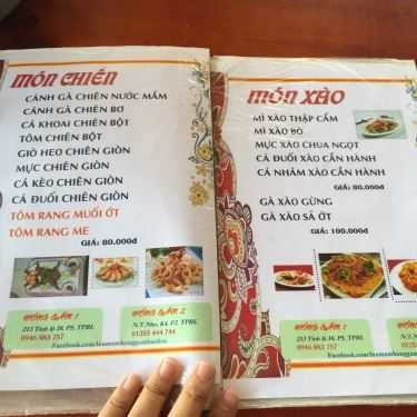 Thực đơn- Quán Ăn Lẩu Mắm Hồng Gấm 2