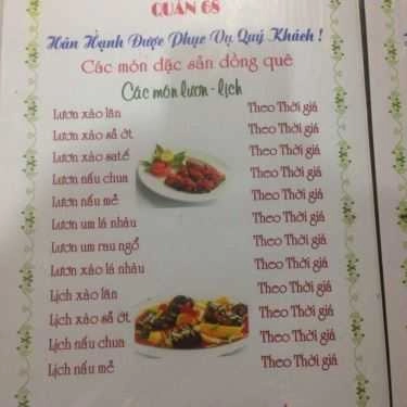 Thực đơn- Quán Ăn Quán 68 - Tỉnh Lộ 2