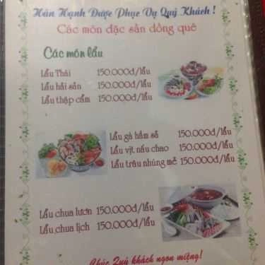 Thực đơn- Quán Ăn Quán 68 - Tỉnh Lộ 2