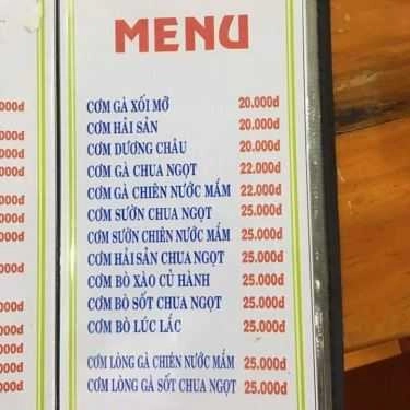 Thực đơn- Quán Ăn Quán A Chen - Cơm Chiên