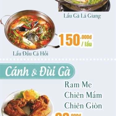 Thực đơn- Quán Ăn Mỹ Cảnh - Quán Gà Tươi