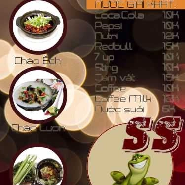 Thực đơn- Quán Ăn San San - Cháo Ếch & Lẩu Lươn