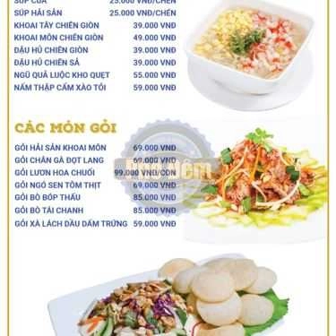 Thực đơn- Nhà Hàng Phố Đêm - Food & Beer