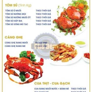 Thực đơn- Nhà Hàng Phố Đêm - Food & Beer