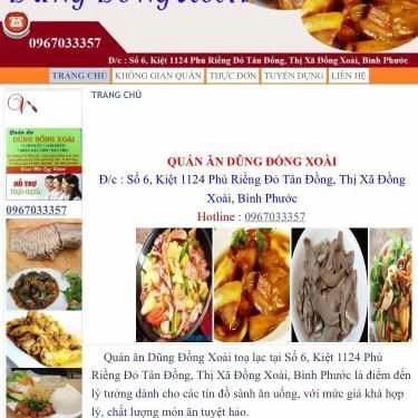 Tổng hợp- Quán Ăn Quán Cơm Dũng Đồng Xoài