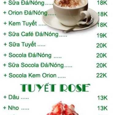 Thực đơn- Rose Coffee - Phú Riềng