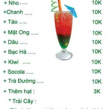 Thực đơn- Rose Coffee - Phú Riềng