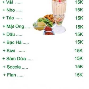 Thực đơn- Rose Coffee - Phú Riềng