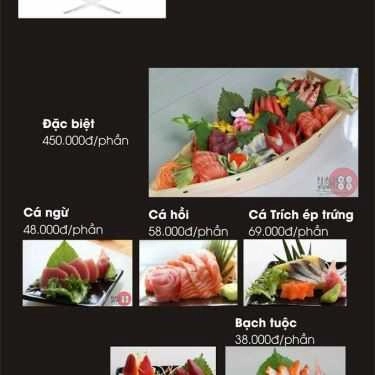 Thực đơn- Quán Ăn Sushi Kiếm Nhật