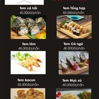 Thực đơn- Quán Ăn Sushi Kiếm Nhật