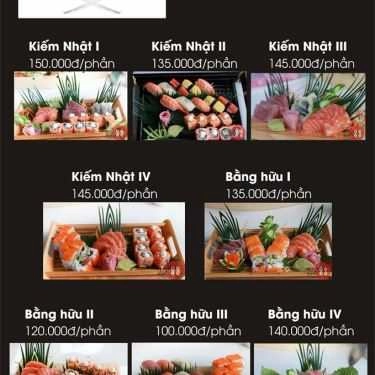 Thực đơn- Quán Ăn Sushi Kiếm Nhật
