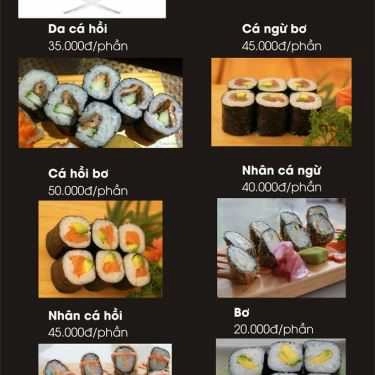 Thực đơn- Quán Ăn Sushi Kiếm Nhật