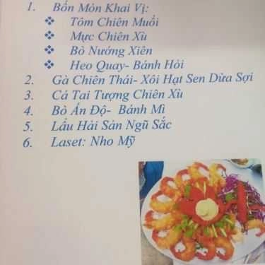 Thực đơn- Thuận Hải - Nhà Hàng Tiệc Cưới