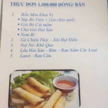Thực đơn- Thuận Hải - Nhà Hàng Tiệc Cưới