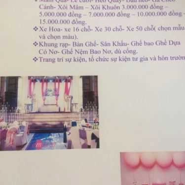 Thực đơn- Thuận Hải - Nhà Hàng Tiệc Cưới