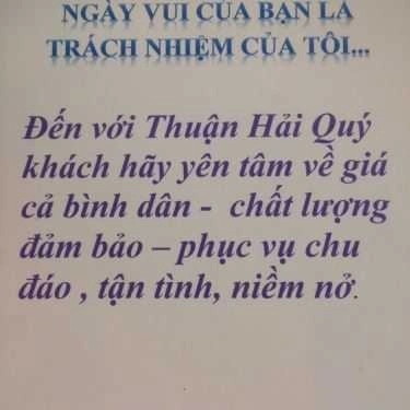 Thực đơn- Thuận Hải - Nhà Hàng Tiệc Cưới
