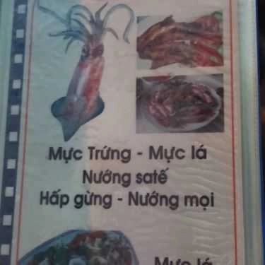 Thực đơn- Quán Ăn Bé Hiếu - Quán Hải Sản - Nguyễn Tất Thành