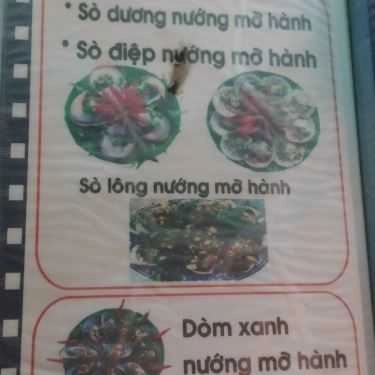 Thực đơn- Quán Ăn Bé Hiếu - Quán Hải Sản - Nguyễn Tất Thành