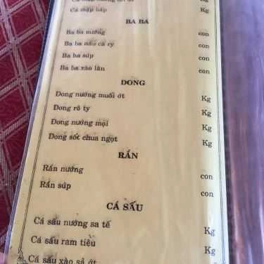 Thực đơn- Bờ Kè 79 - Nhà Hàng Hải Sản
