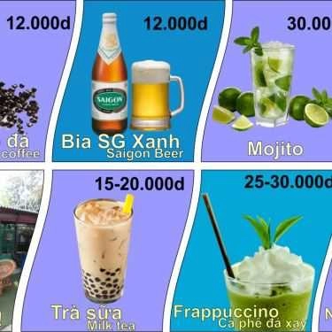Thực đơn- Lubu Cafe