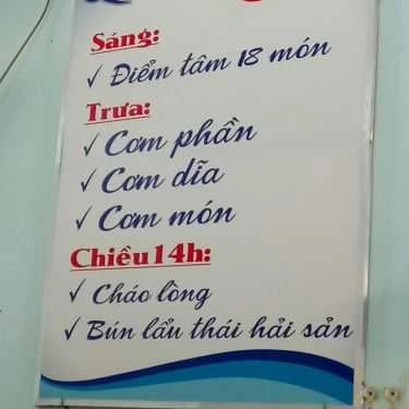 Thực đơn- Quán Ăn Căn Tin Nhà Khách 63 Cao Thắng