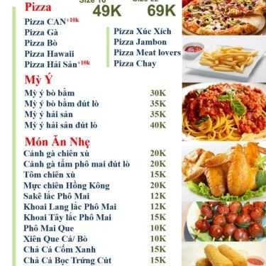 Thực đơn- Quán Ăn Can Pizza