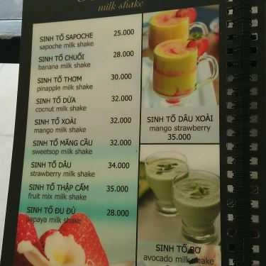 Thực đơn- Mila Cafe & Food