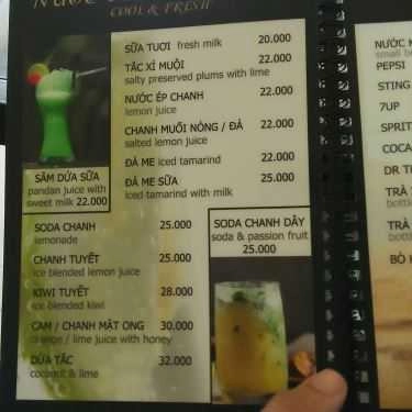 Thực đơn- Mila Cafe & Food