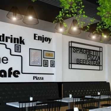 Không gian- Quán Ăn Coffee & Pizza 89