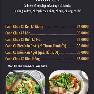 Thực đơn- Quán Ăn Cơm Niêu Panda
