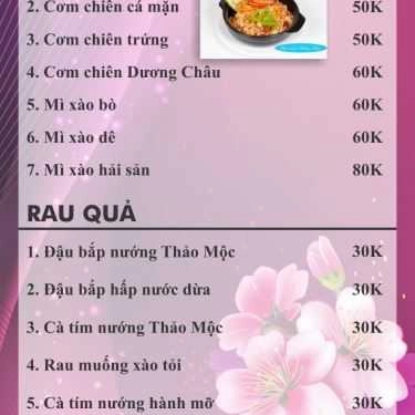 Thực đơn- Quán Nhậu Dê Thảo Mộc