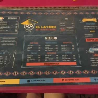 Thực đơn- Nhà Hàng El Latino - Bar & Restaurant