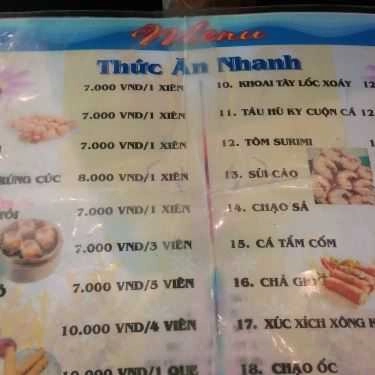 Thực đơn- Quán Ăn Foodcourt - Coop Mart Phan Thiết