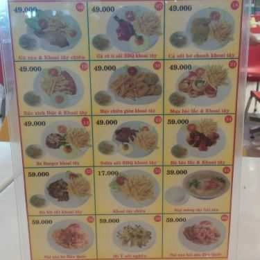 Thực đơn- Quán Ăn Foodcourt - Coop Mart Phan Thiết