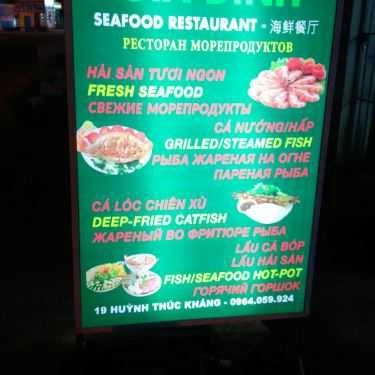 Thực đơn- Quán Ăn Gia Đình - Hải Sản Bình Dân