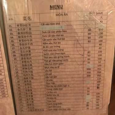 Thực đơn- Nhà Hàng Hand Restaurant