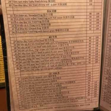 Thực đơn- Nhà Hàng Hand Restaurant