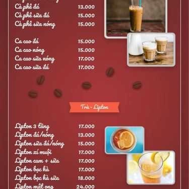 Thực đơn- Hoa Sữa Cafe