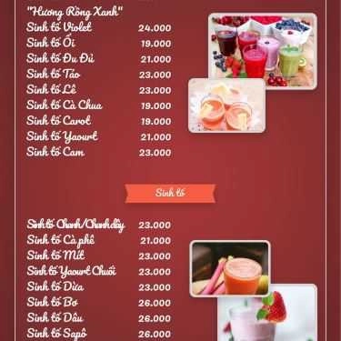 Thực đơn- Hoa Sữa Cafe