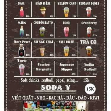 Thực đơn- Cafe Juice Bartender